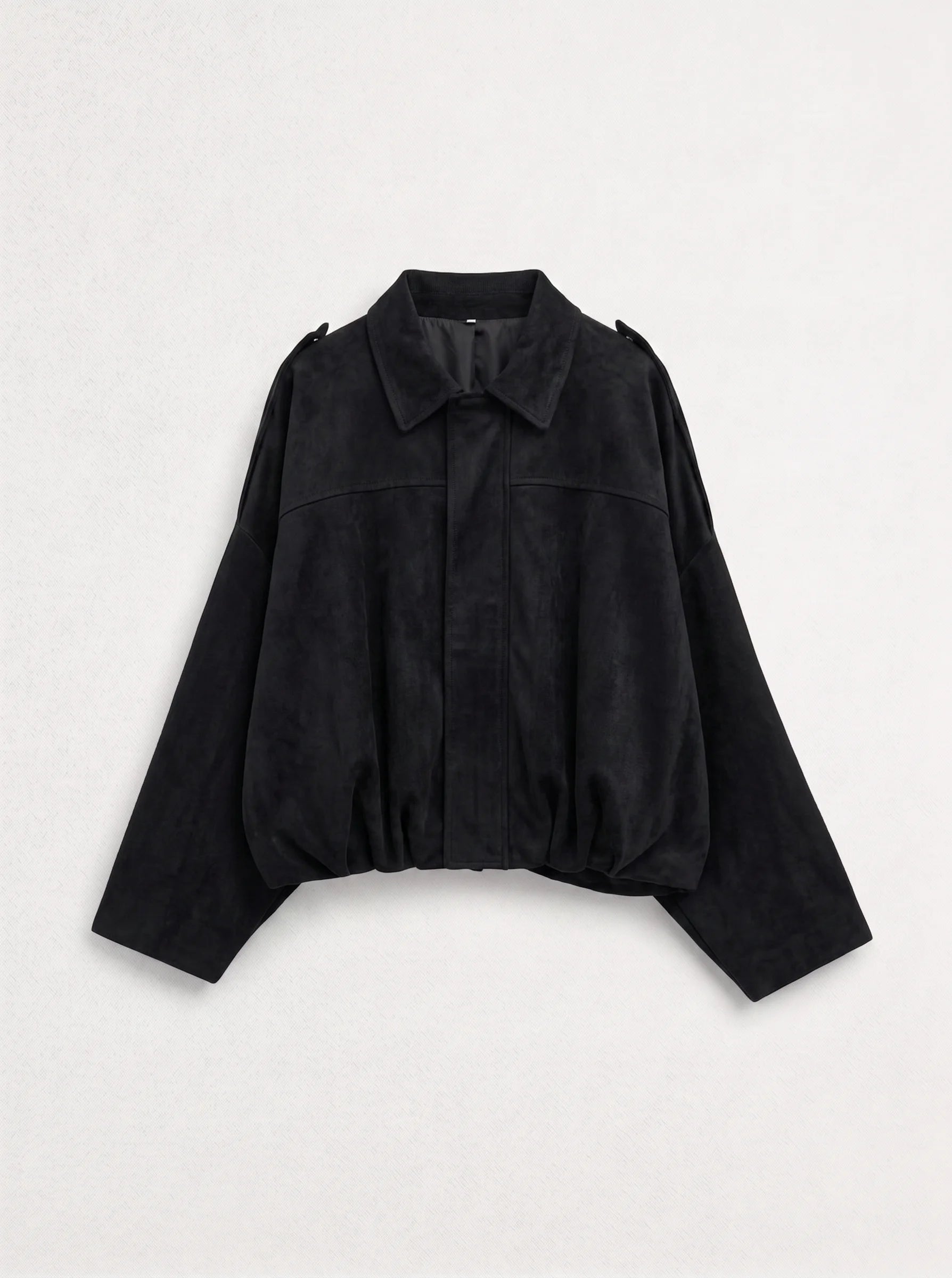 Suede Bomber Jacket