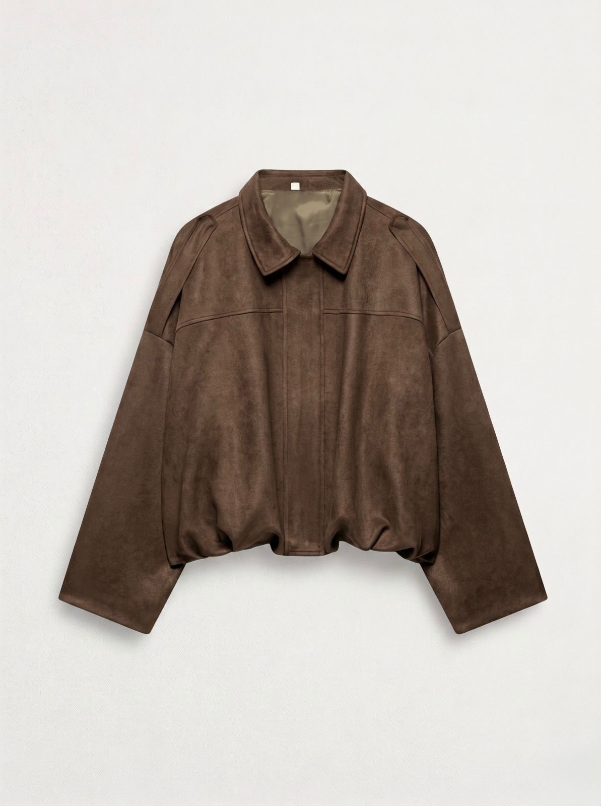 Suede Bomber Jacket