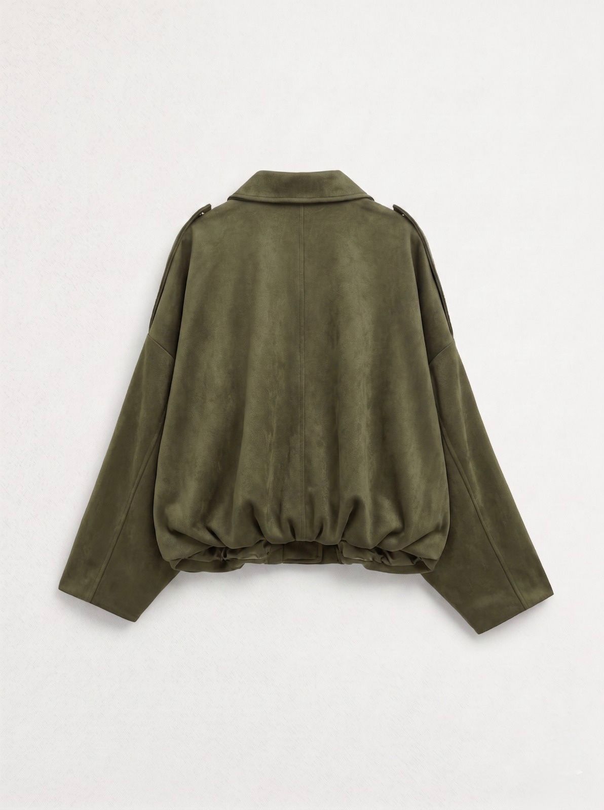 Suede Bomber Jacket