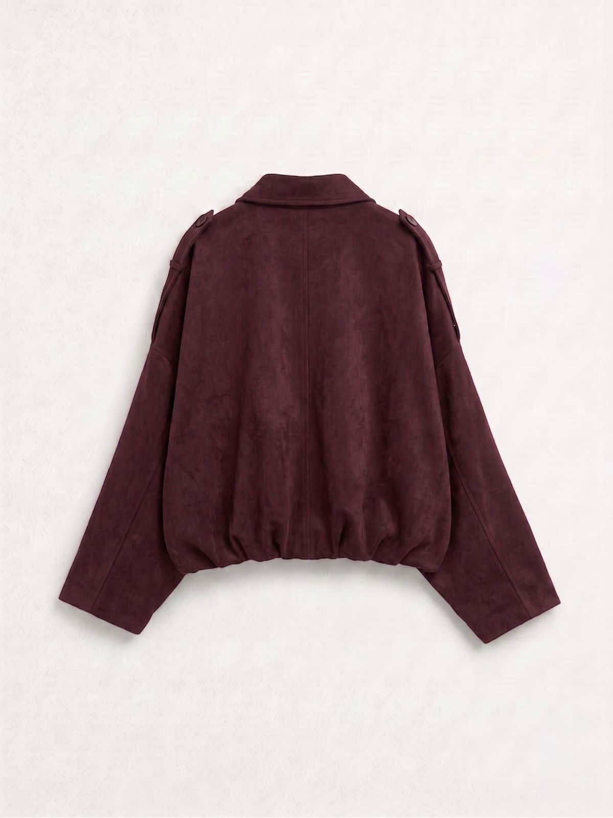 Suede Bomber Jacket